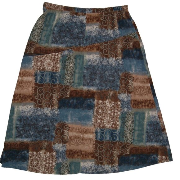 Napa Valley Midi Skirt 22W Pull-on Oversize Boho - Picture 7 of 7